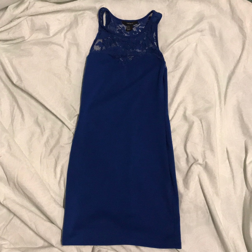 Blue Cocktail Dress - Royal Blue